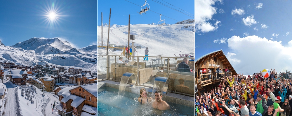 Val Thorens ski resort, France