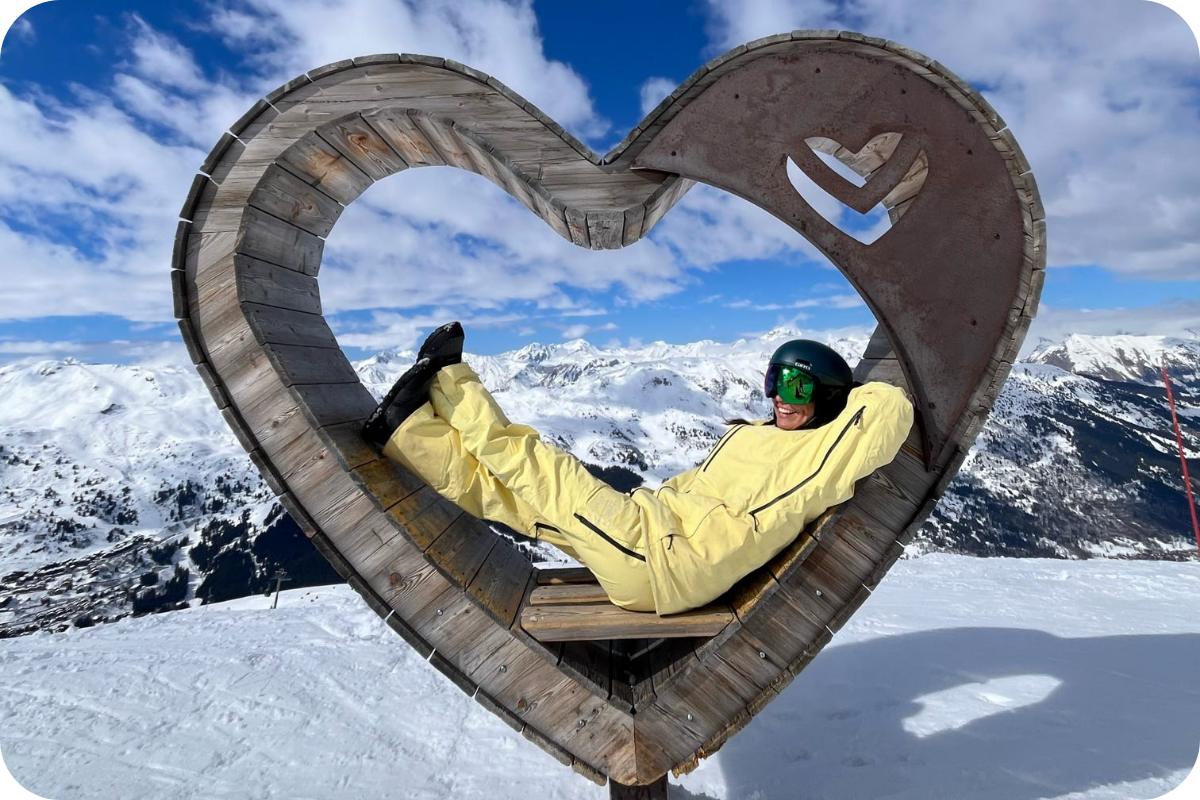 Emily P in Meribel