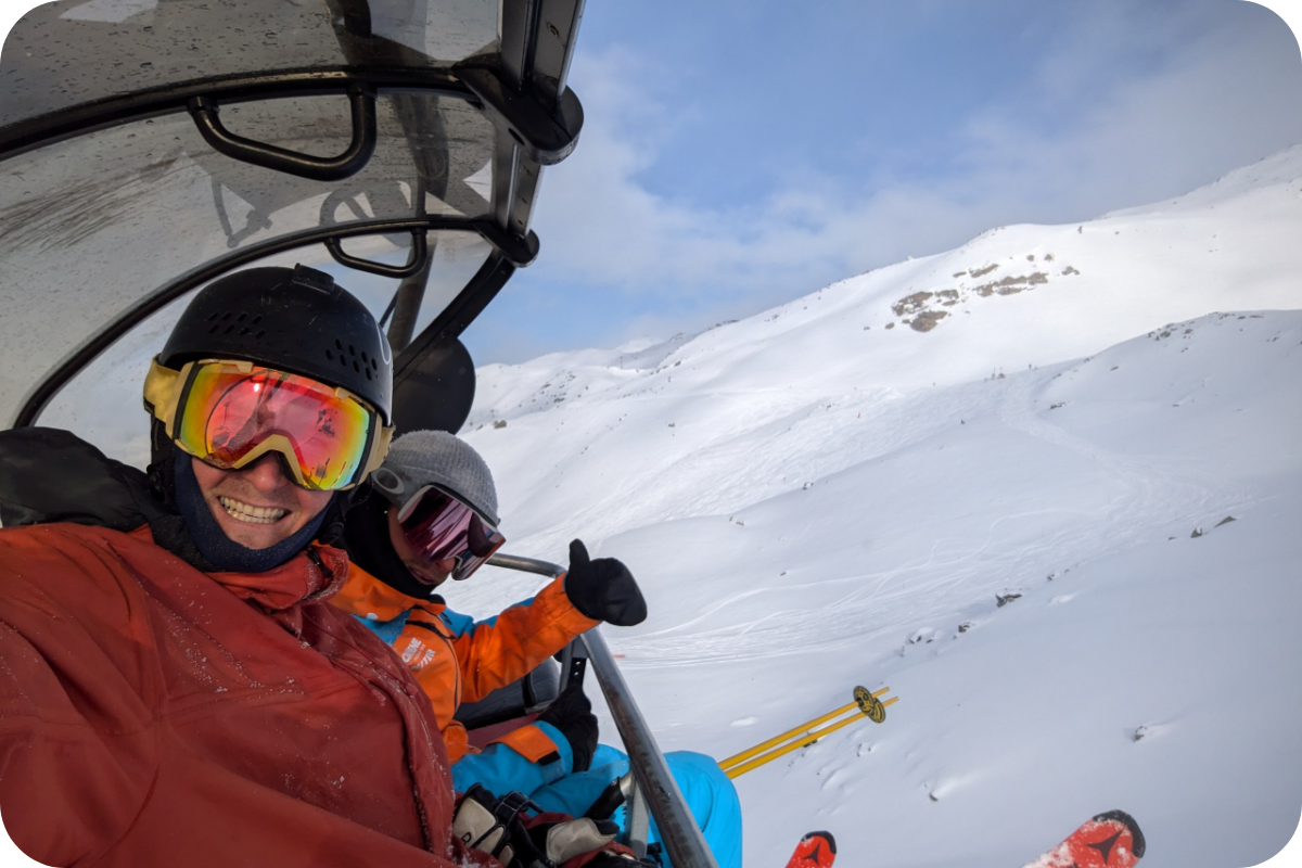 George in Val Thorens